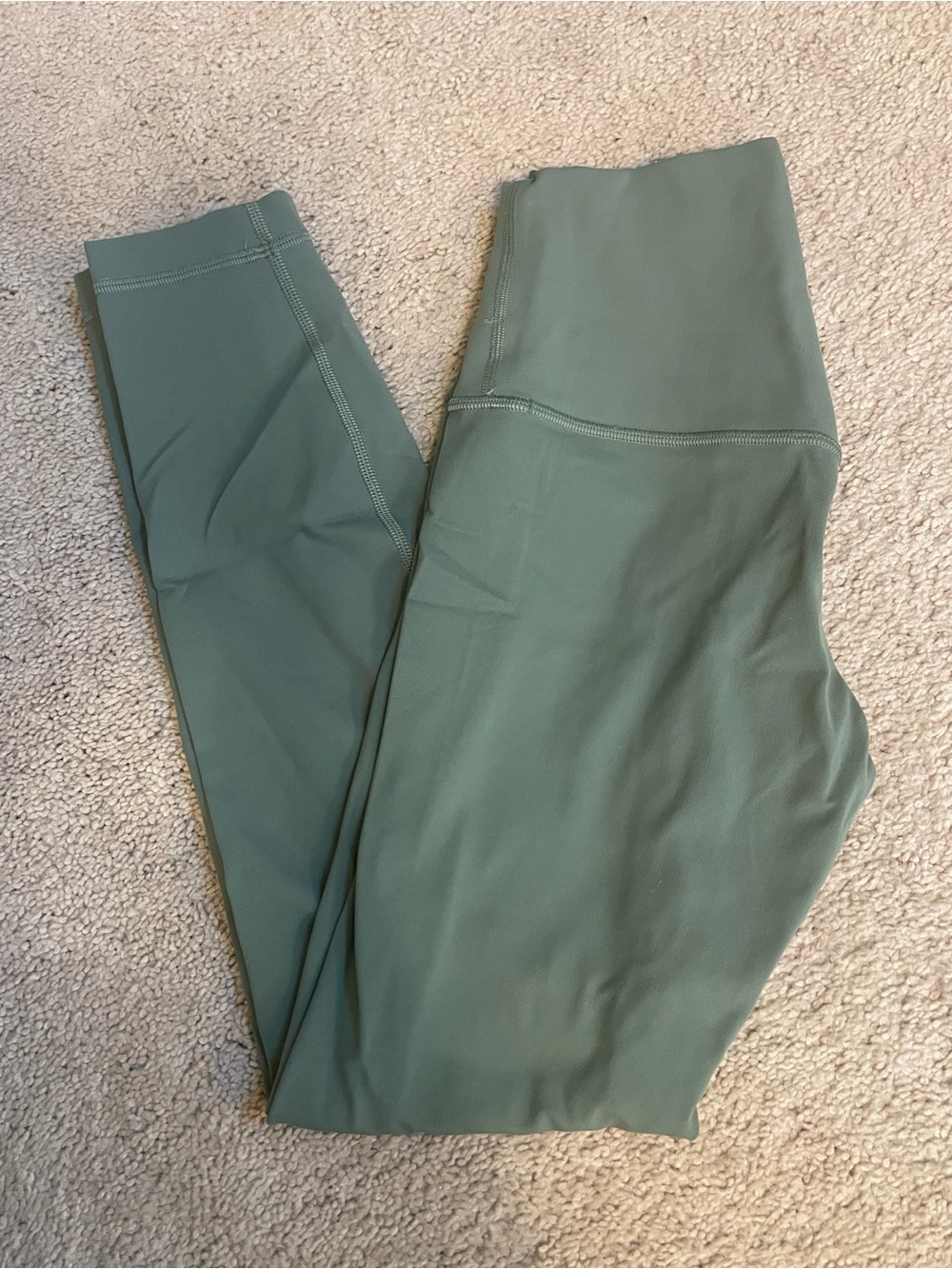 High-Waist teal Leggings size 4